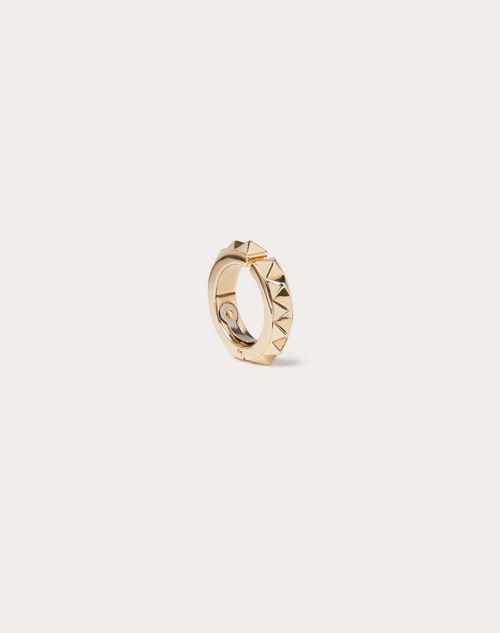 Valentino Garavani - ROCKSTUD SINGLE METAL EARCUFF  - Gold - Man - Jewelry