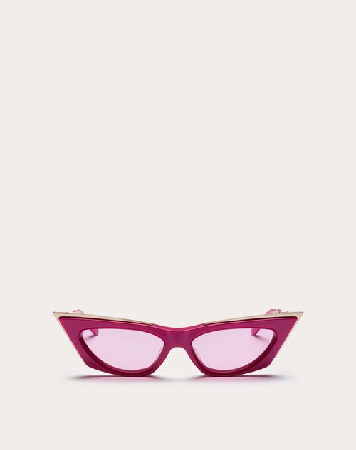 Pink store valentino sunglasses