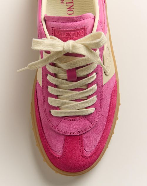 Upvillage Crosta Sneaker for Woman in Cyclamen Pink hot Pink glace Valentino AE