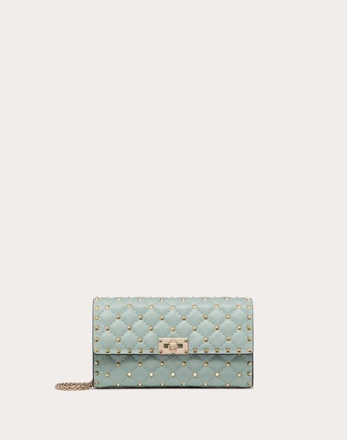 Valentino Blue Leather Rockstud Crossbody Bag