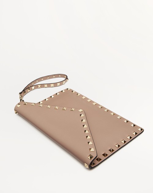 VALENTINO GARAVANI - Rockstud Leather Pouch