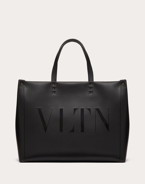 Valentino Garavani - Vltn レザー ミディアム トート - ブラック - メンズ - トート