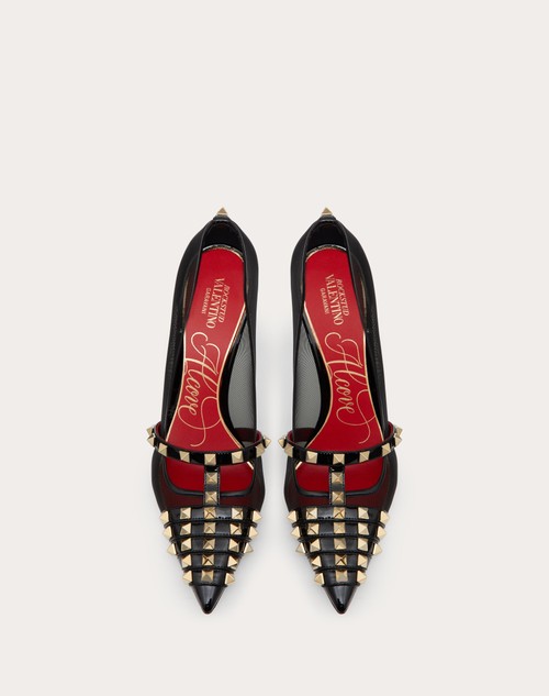 valentino rockstud 100 patent pump