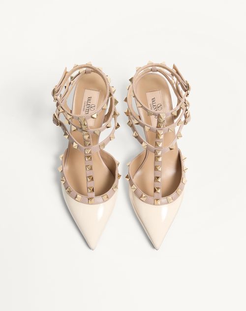 Valentino Garavani - Rockstud Caged Pump 65Mm - Ivory/poudre - Woman - Shoes