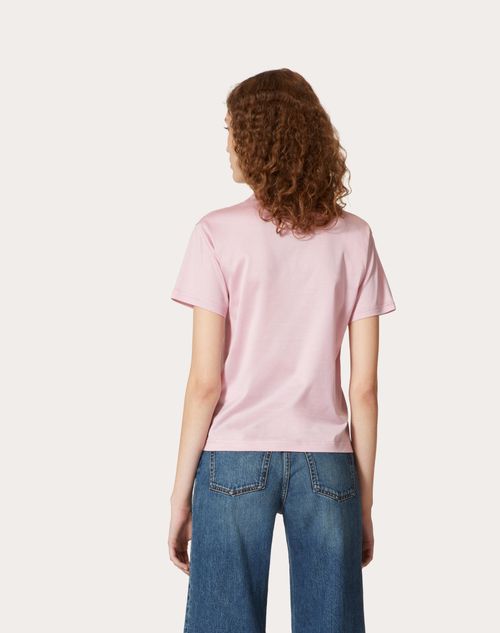 Jersey Cotton T shirt for Woman in Taffy Valentino PH