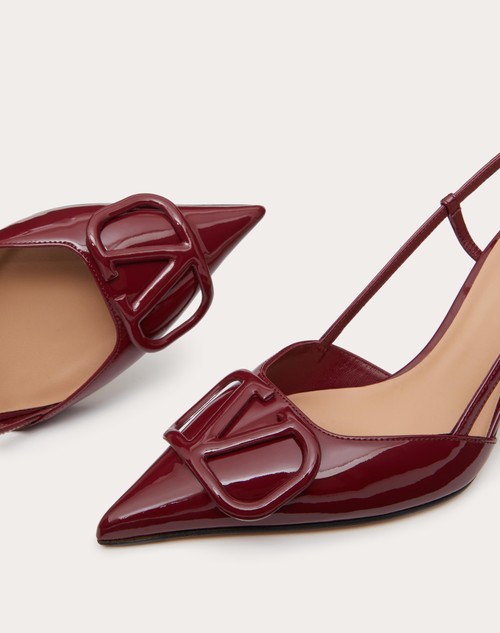 Valentino Garavani VLogo Signature 50mm slingback pumps - Brown