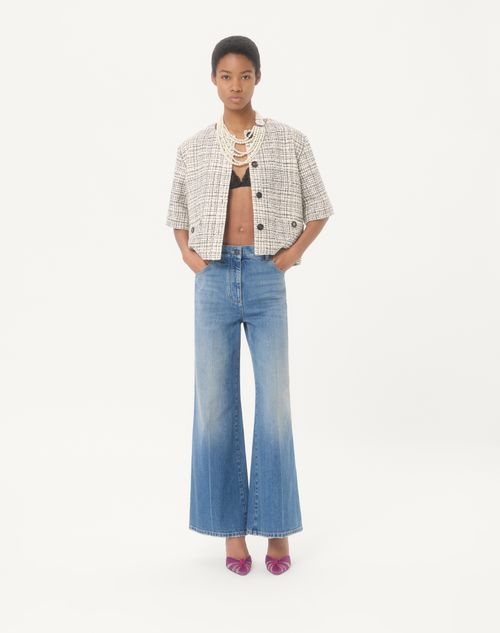 Valentino - Denim Pants - Denim - Woman - Denim