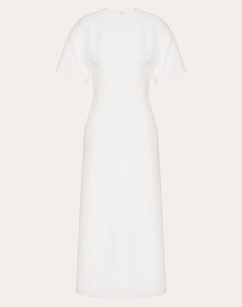 Valentino - Robe Mi-longue Structured Couture - Ivoire - Femme - Robes