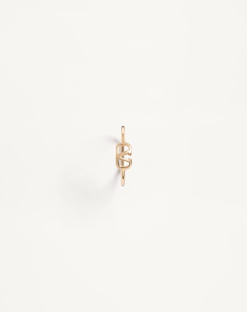 Valentino Garavani - Vlogo Signature Metal Ring - Gold - Woman - Accessories