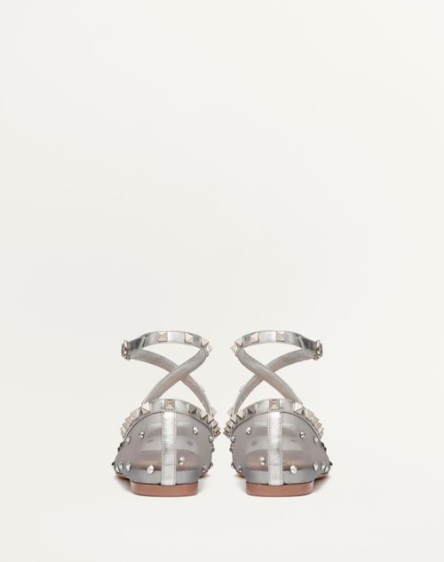 VALENTINO ヴァレンティノ バレリーナ スタッズ パステルグレー VALENTINO ヴァレンティノ バレリーナ スタッズ パステルグレー