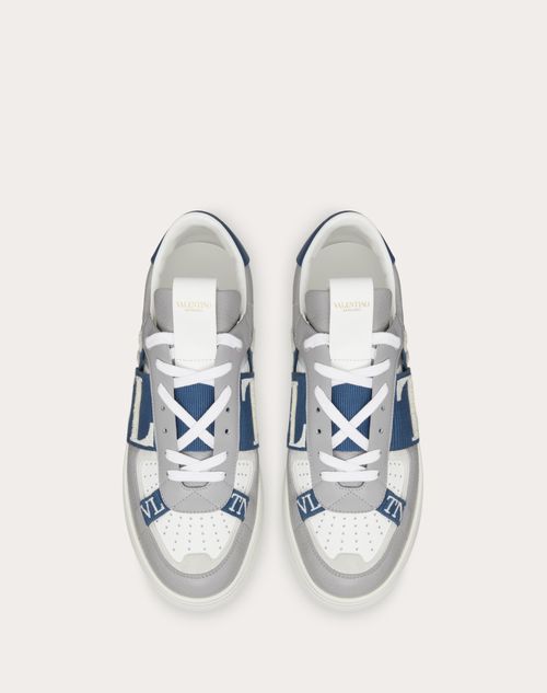 Valentino Garavani - Vl7n Calfskin Sneaker - Grey/blue/ice - Man - Man View All
