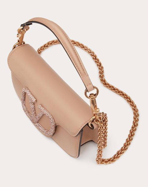 Valentino Garavani Locò Small Shoulder Bag With Jewel Logo Valentino Garavani Locò Small Shoulder Bag With Jewel Logo
