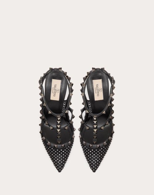 Valentino black cheap studded shoes