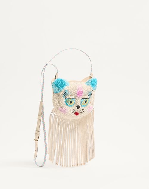 Valentino Garavani - Valentino Garavani Le Chat De La Maison Shoulder Bag - Butter - Woman - Bags