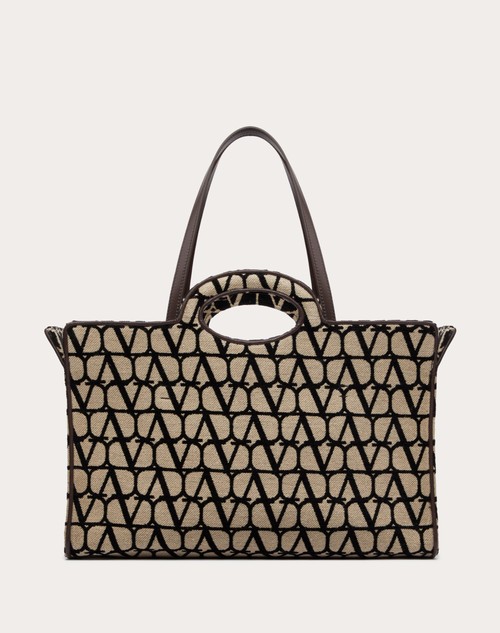 Valentino Garavani Le Troisième Toile Iconographe tote bag - Black