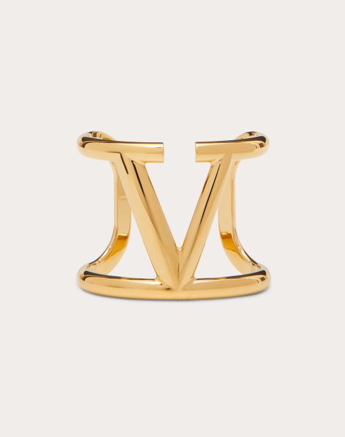 Valentino Garavani - Bracelet Vlogo Signature En Métal - Or - Femme - Accessoires