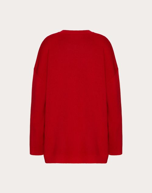 Valentino - Suéter De Lana - Rojo - Mujer - Mujer