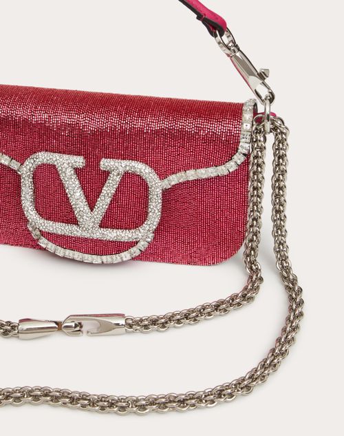 valentino pink crystal bag