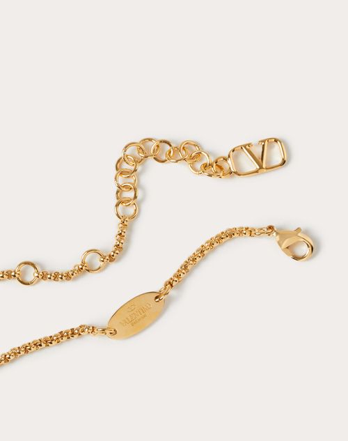 Valentino Garavani - Vlogo Signature Metal Bracelet - Gold - Woman - Bracelets
