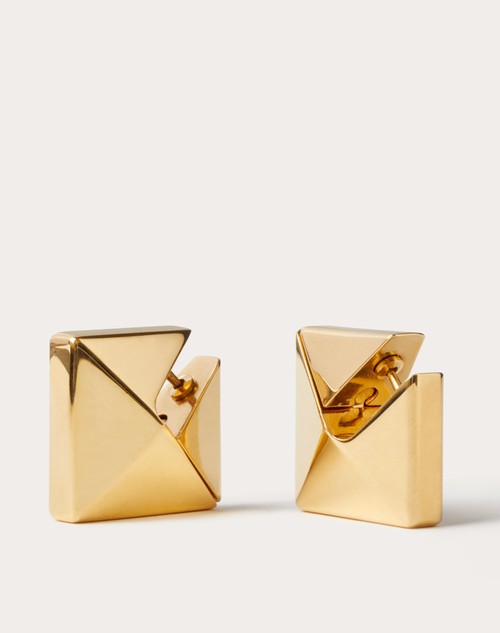 Valentino Garavani Rockstud hoop earrings - Gold