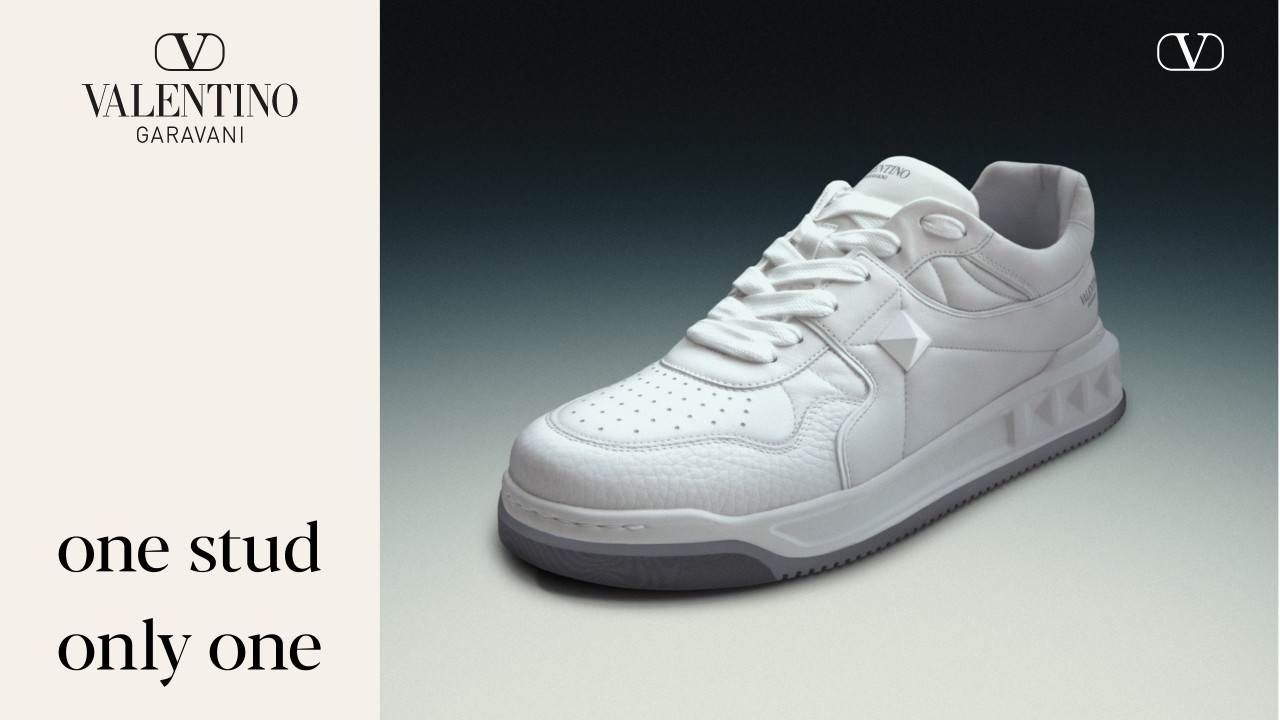 valentino trainers with studs