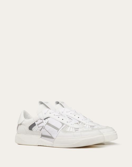 Valentino Garavani - Sneakers Vltn En Veau Et Rubans - Blanc - Homme - Baskets