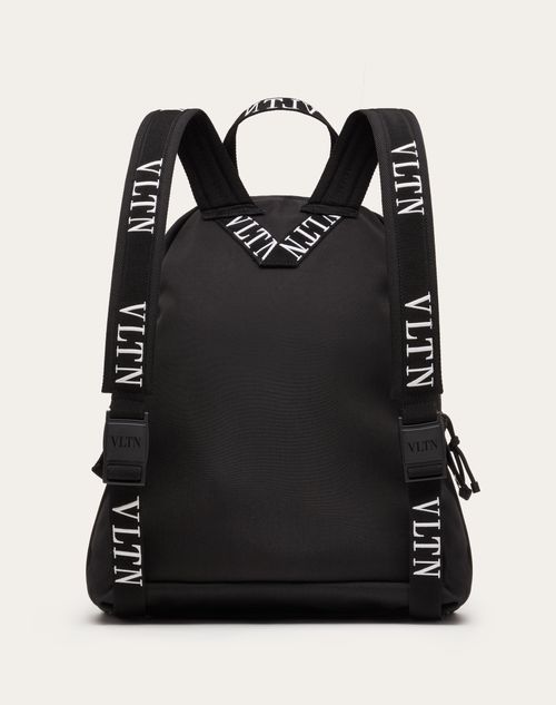 Vltn ナイロン バックパック for メンズ インチ ブラック | Valentino JP