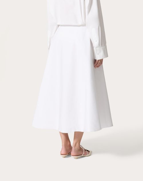 コンパクトポプリン ミディスカート for ウィメンズ インチ ホワイト  