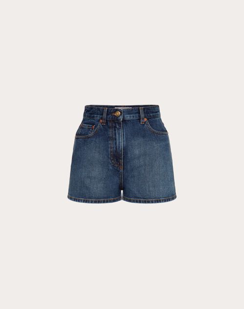 Valentino - Denim Shorts - Blue - Woman - Gifts For Her