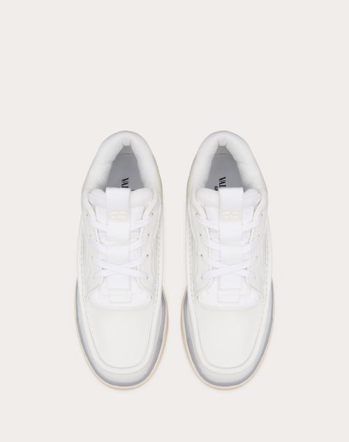 Valentino Garavani - Calfskin Leather Mid-top Runboot Sneaker - White - Man - Man View All