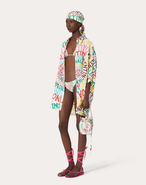 Valentino - Valentino Loop Lycra Bikini - Multicolour - Woman - Apparel