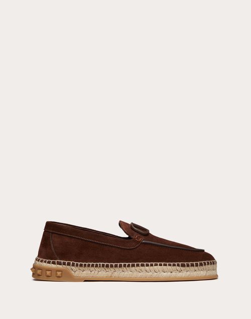 Valentino Garavani - Leisure Flows Espadrilles In Split Leather - Fondant - Man - Shelf - M Shoes - Anywhere-leisure Flows