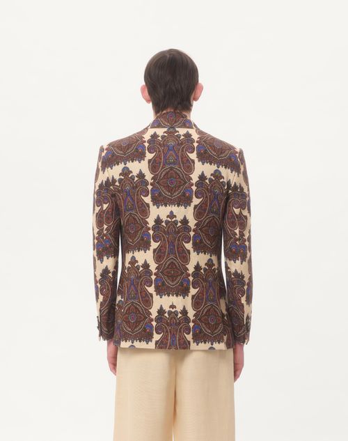  - Cream/brown/blue