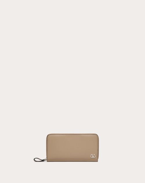 Valentino Garavani - Vlogo Signature Calfskin Wallet - New Chinos - Man - Wallets And Small Leather Goods