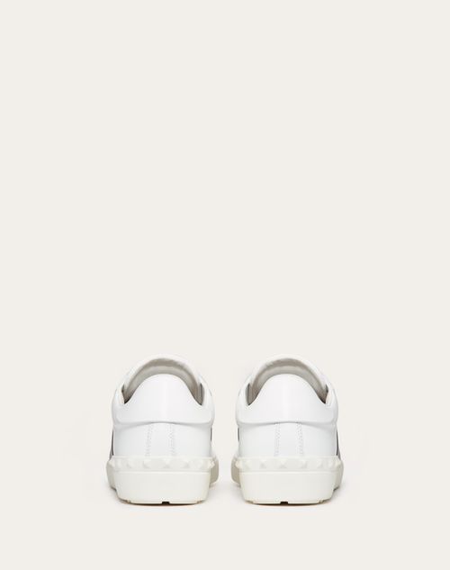 Calfskin Open Sneaker for Man in Valentino US