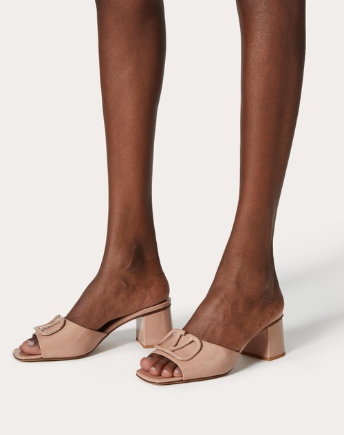 valentino leather slide