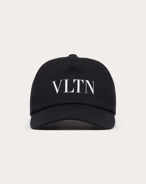 Valentino Garavani - Vltn Baseball Cap - Black - Man - Man Bags & Accessories Sale