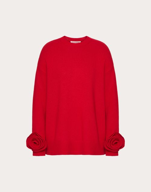 Valentino - Wool Jumper - Red - Woman - Knitwear