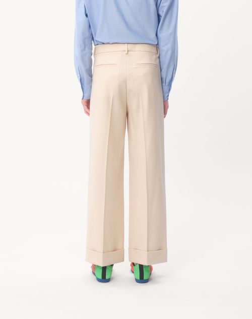 Wool Pants for Man in Butter | Valentino US Wool Pants for Man in Butter | Valentino US