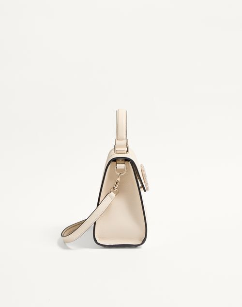 Valentino Garavani - Small Vsling Handbag With Jewel Embroidery - Ivory - Woman - Top Handle Bags