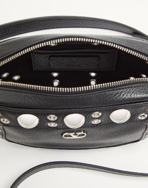 Valentino Garavani - BOLSO BANDOLERA VALENTINO GARAVANI NELLCÔTE DE CUERO GRANEADO DE BECERRO - Negro - Mujer - Bolsos De Hombro