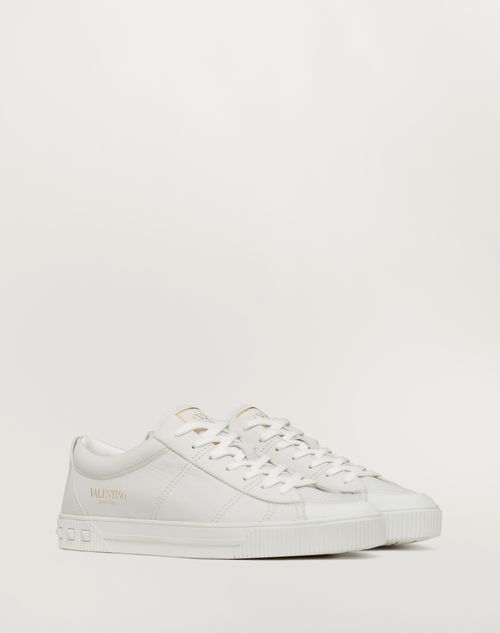 Valentino Garavani - Cityplanet Calfskin Sneaker - White - Man - Trainers