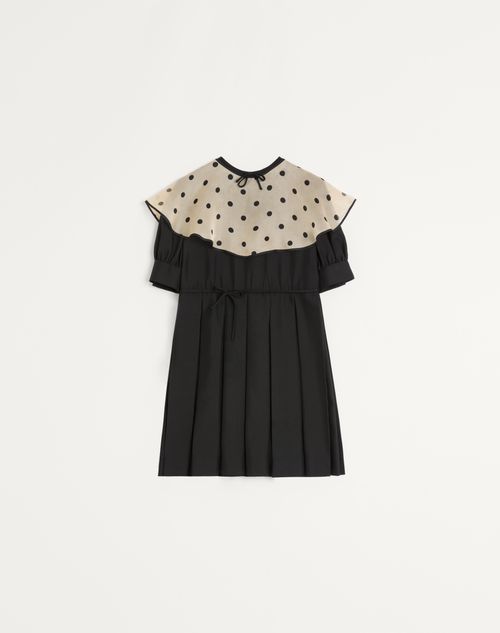 Valentino - Shantung Dress - Black - Woman - Woman Ready To Wear Sale