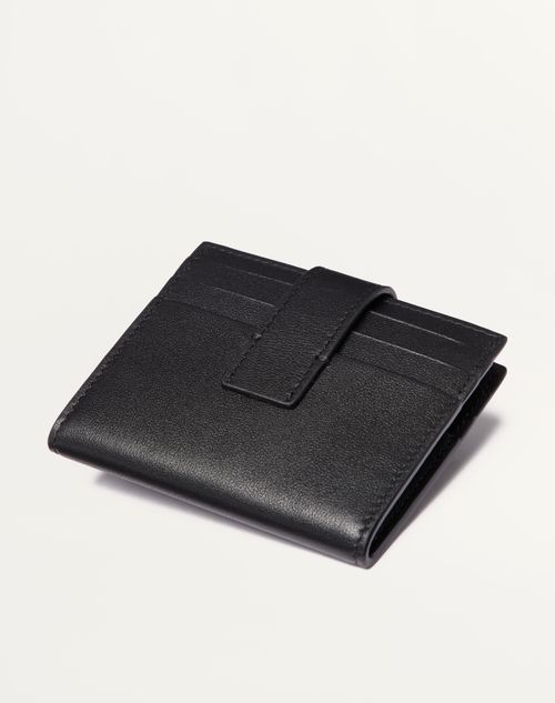 Black Snap Button Mini Short Wallet - CHARLES & KEITH US