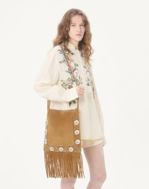 Valentino - Camicia In Lino Ricamata - Avorio - Donna - Camicie E Top