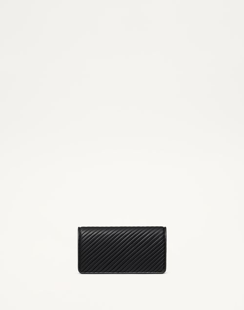 Vlogo Signature Calfskin Wallet With Chain for Woman in