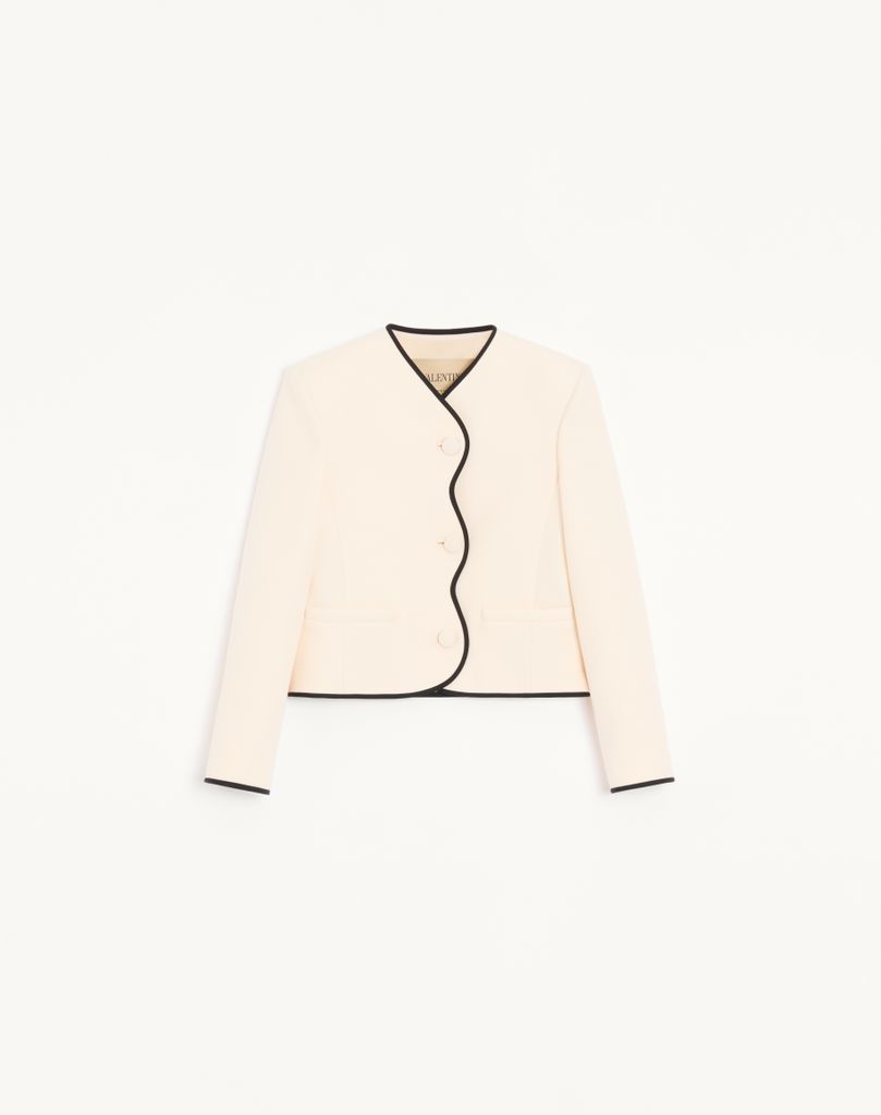 Crepe Couture Jacket by Valentino