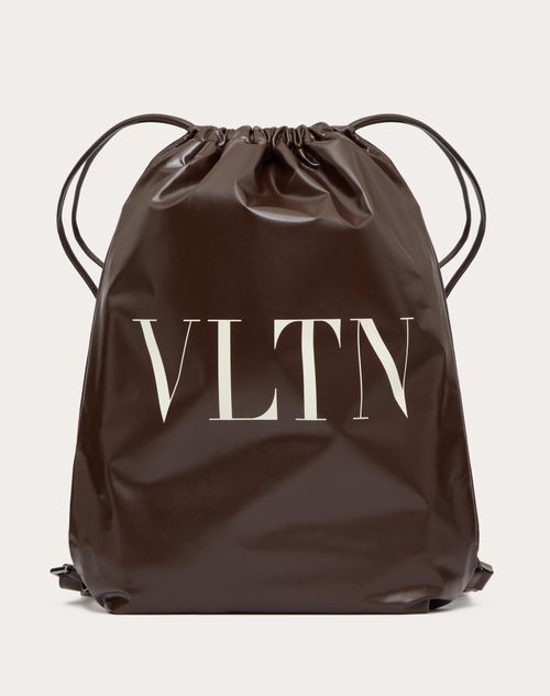 Valentino Garavani - Vltn Soft Backpack In Calfskin - Fondant/white - Man - Vltn - M Bags