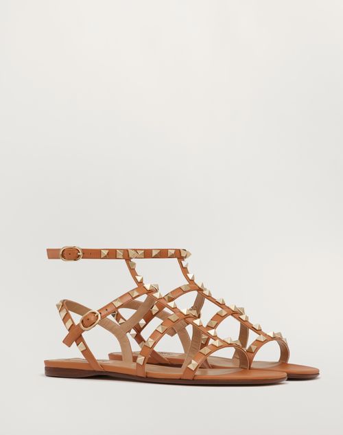 rockstud sandals flat