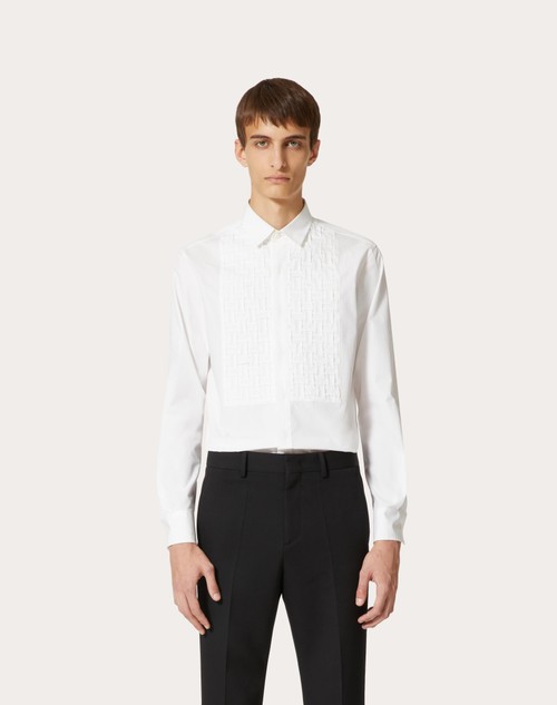 Cotton poplin shirt